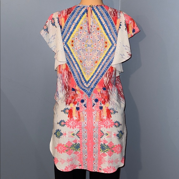 GB Colorful Patterned Blouse - Size XS - Picture 4 of 6